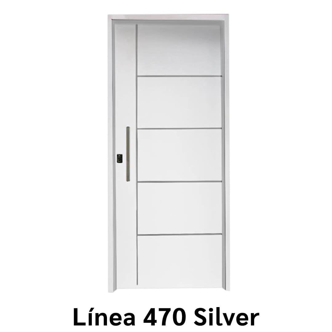 DM Aluminio - Puerta 470 Silver