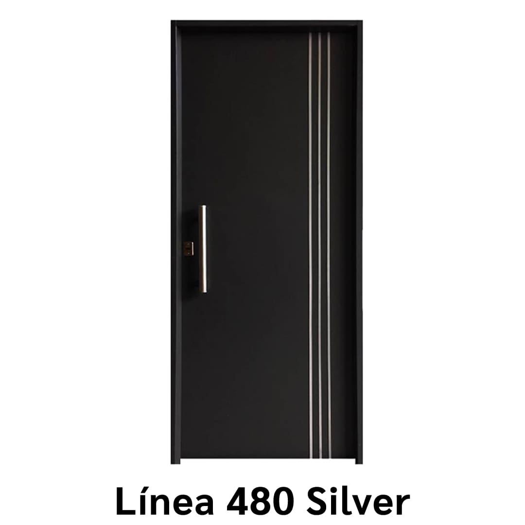 DM Aluminio - Puerta 480 Silver
