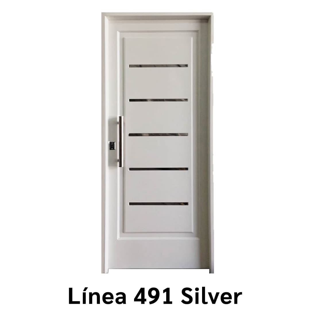 DM Aluminio - Puerta 491 Silver
